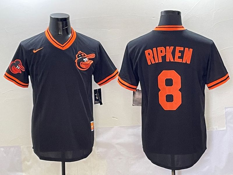 Men Baltimore Orioles #8 Ripken Black Game 2025 Nike MLB Jersey style 5092->baltimore orioles->MLB Jersey